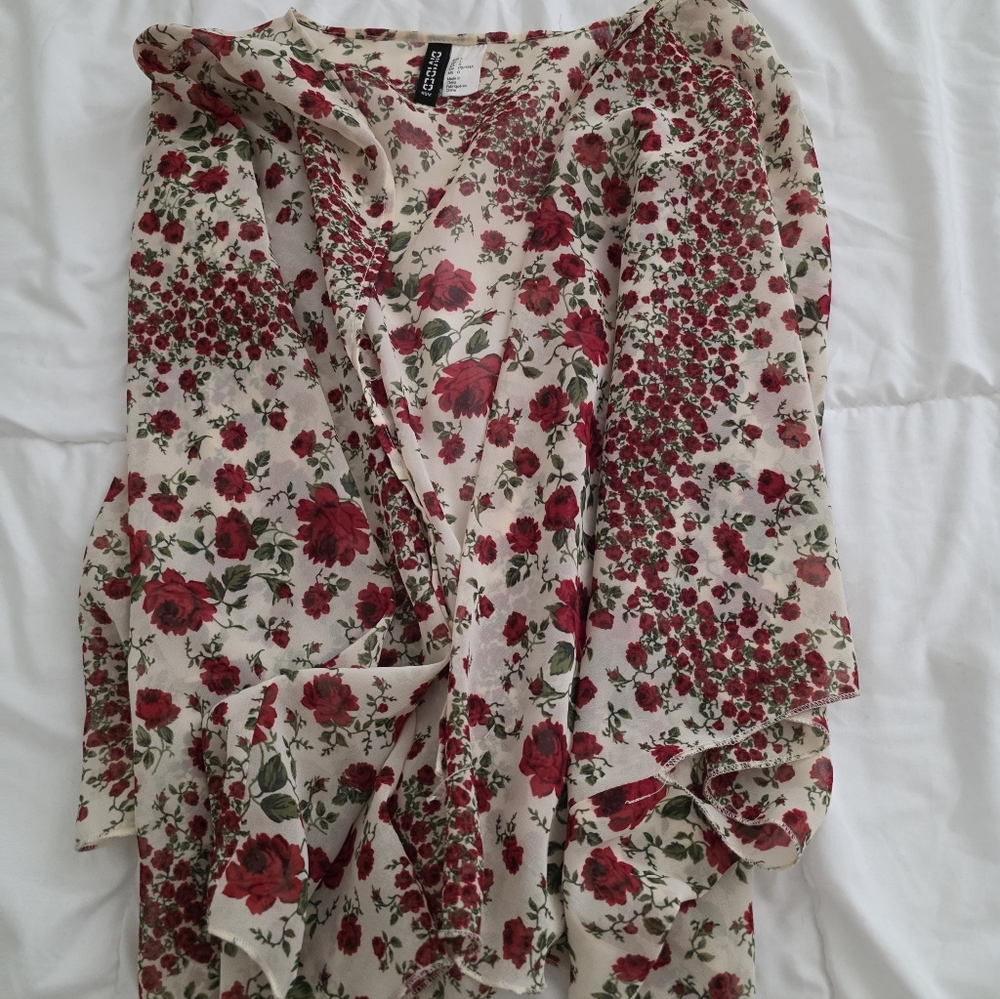 GYPSY BOHO WHIMSY FLORAL DUSTER KIMONO